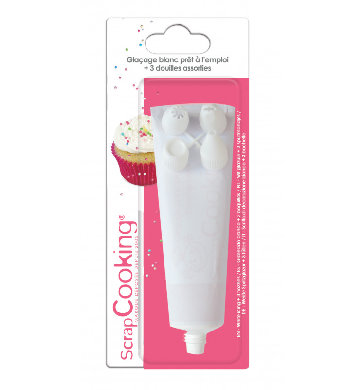 Mélange de décoration en sucre - ScrapCooking - or - 62 g